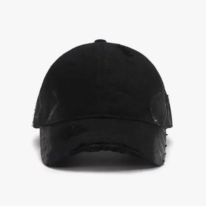 Distressed Adjustable Cotton Hat - Bad Moms Club