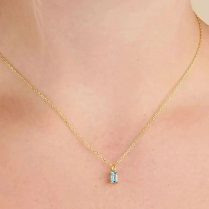 Titanium Steel Inlaid Zircon Pendant Necklace - Bad Moms Club