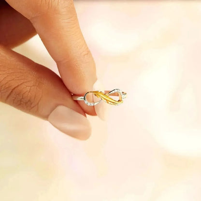Feather 925 Sterling Silver Zircon Ring - Bad Moms Club