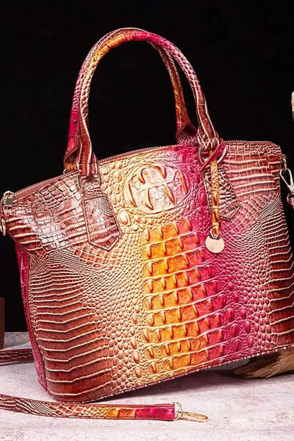 Gradient PU Leather Handbag - Bad Moms Club