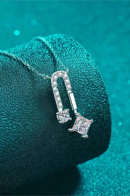 1.3 Carat Moissanite 925 Sterling Silver Necklace - Bad Moms Club