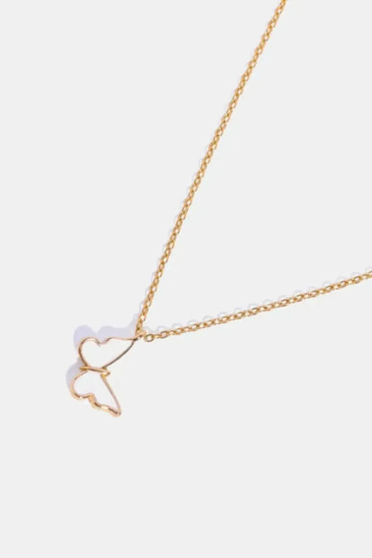 Butterfly Pendant Copper 14K Gold-Plated Necklace - Bad Moms Club