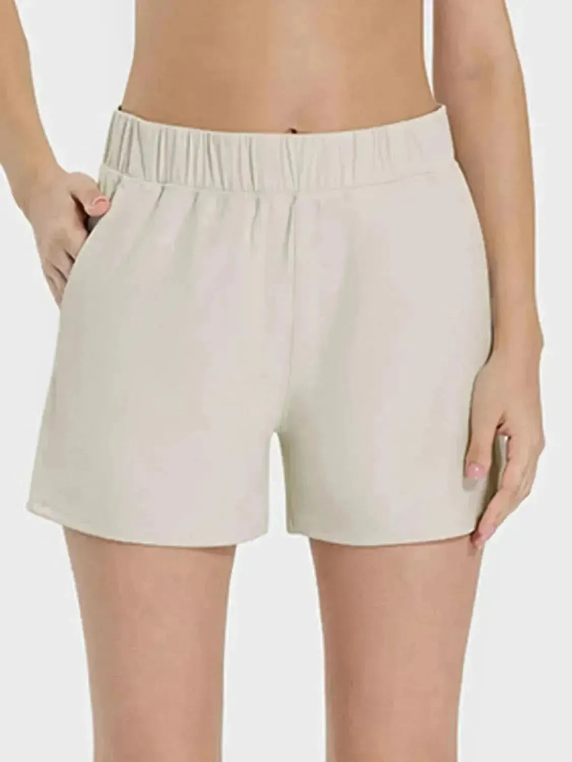 Elastic Waist Active Shorts - Bad Moms Club