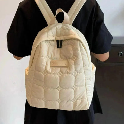 Quilted Polyester Backpack Bag - Bad Moms Club