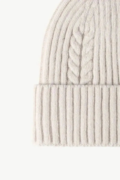 Cable-Knit Cuff Beanie - Bad Moms Club