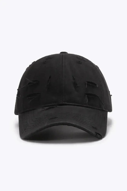 Distressed Adjustable Baseball Cap - Bad Moms Club