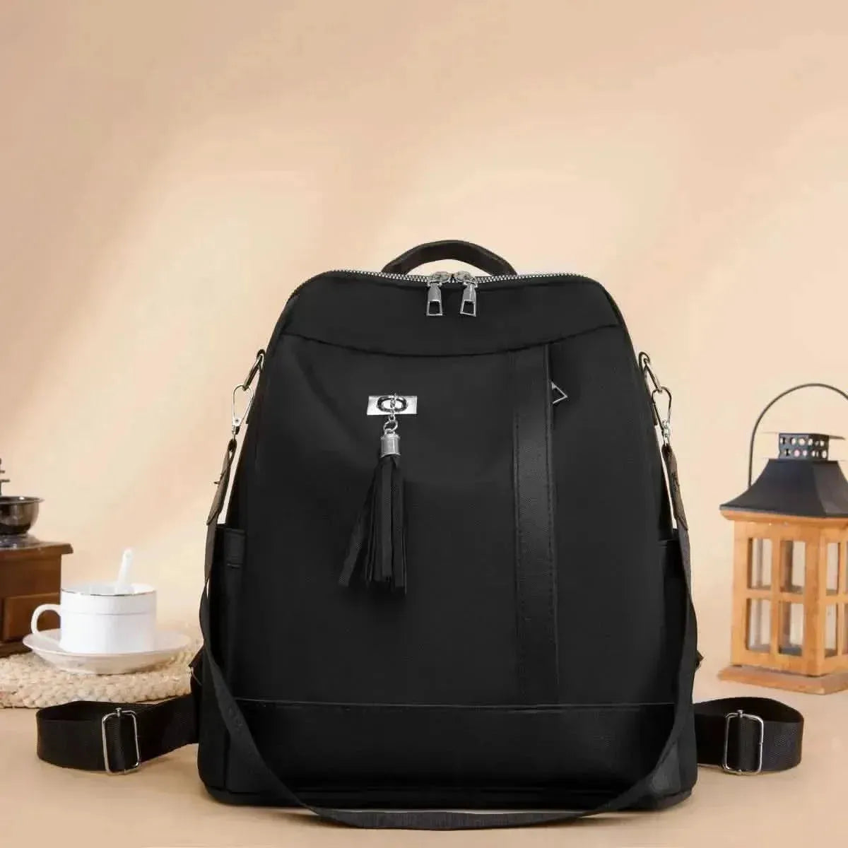 Tassel Oxford Cloth Backpack Bag - Bad Moms Club