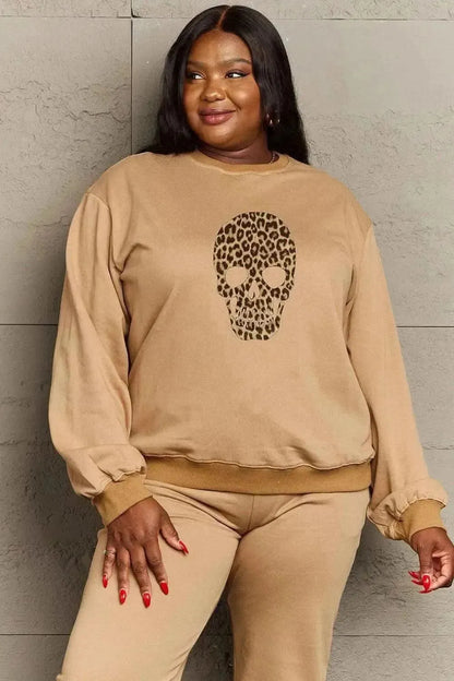 Simply Love Full Size Drop Shoulder Graphic Sweatshirt - Bad Moms Club