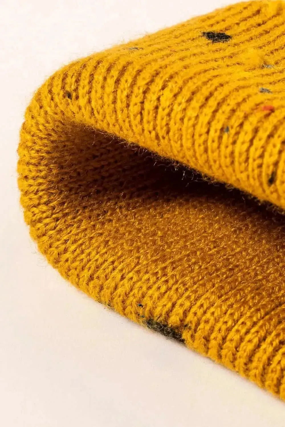 Confetti Rib-Knit Cuff Beanie - Bad Moms Club