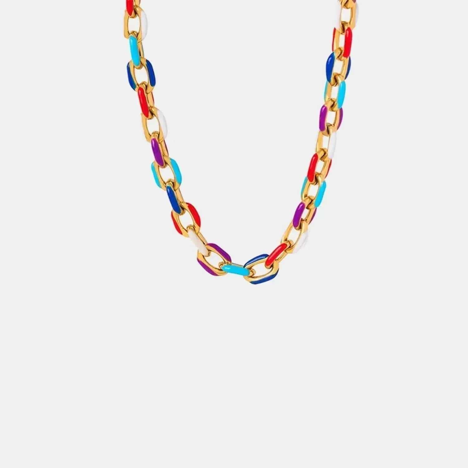 18K Gold-Plated Titanium Steel Necklace - Bad Moms Club