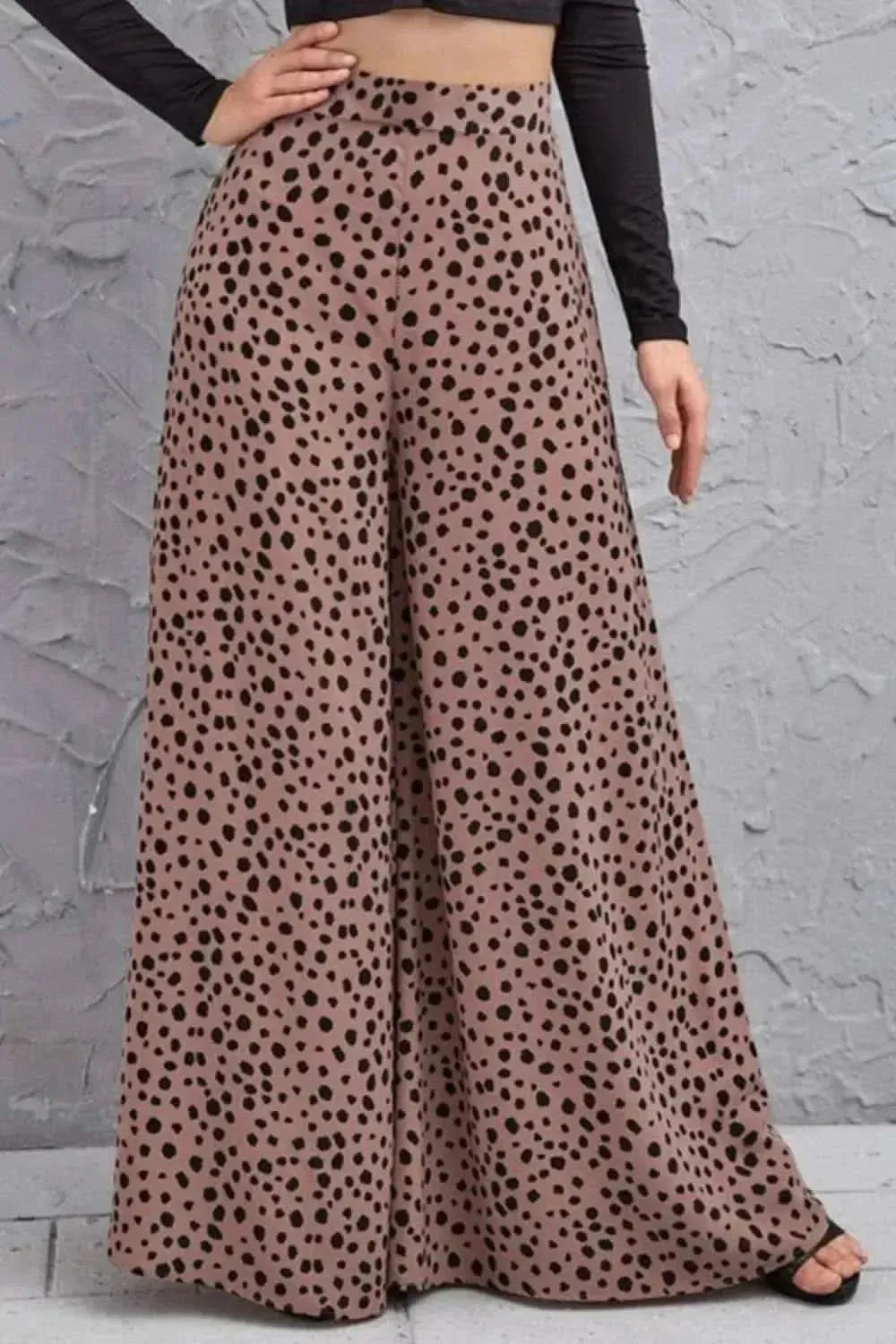 Animal Print High-Rise Culottes - Bad Moms Club