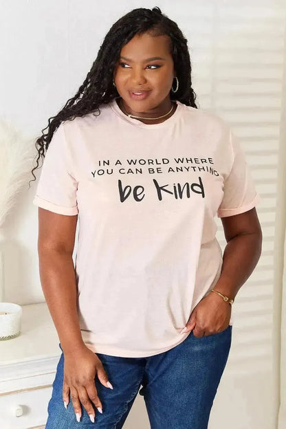 Simply Love Slogan Graphic Cuffed T-Shirt - Bad Moms Club