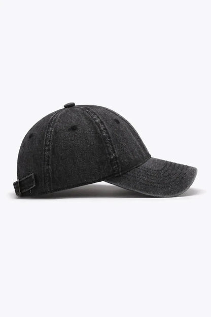 Plain Adjustable Baseball Cap - Bad Moms Club
