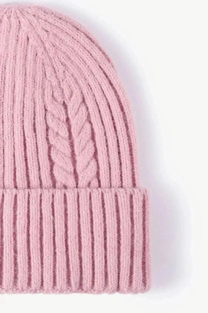 Cable-Knit Cuff Beanie - Bad Moms Club