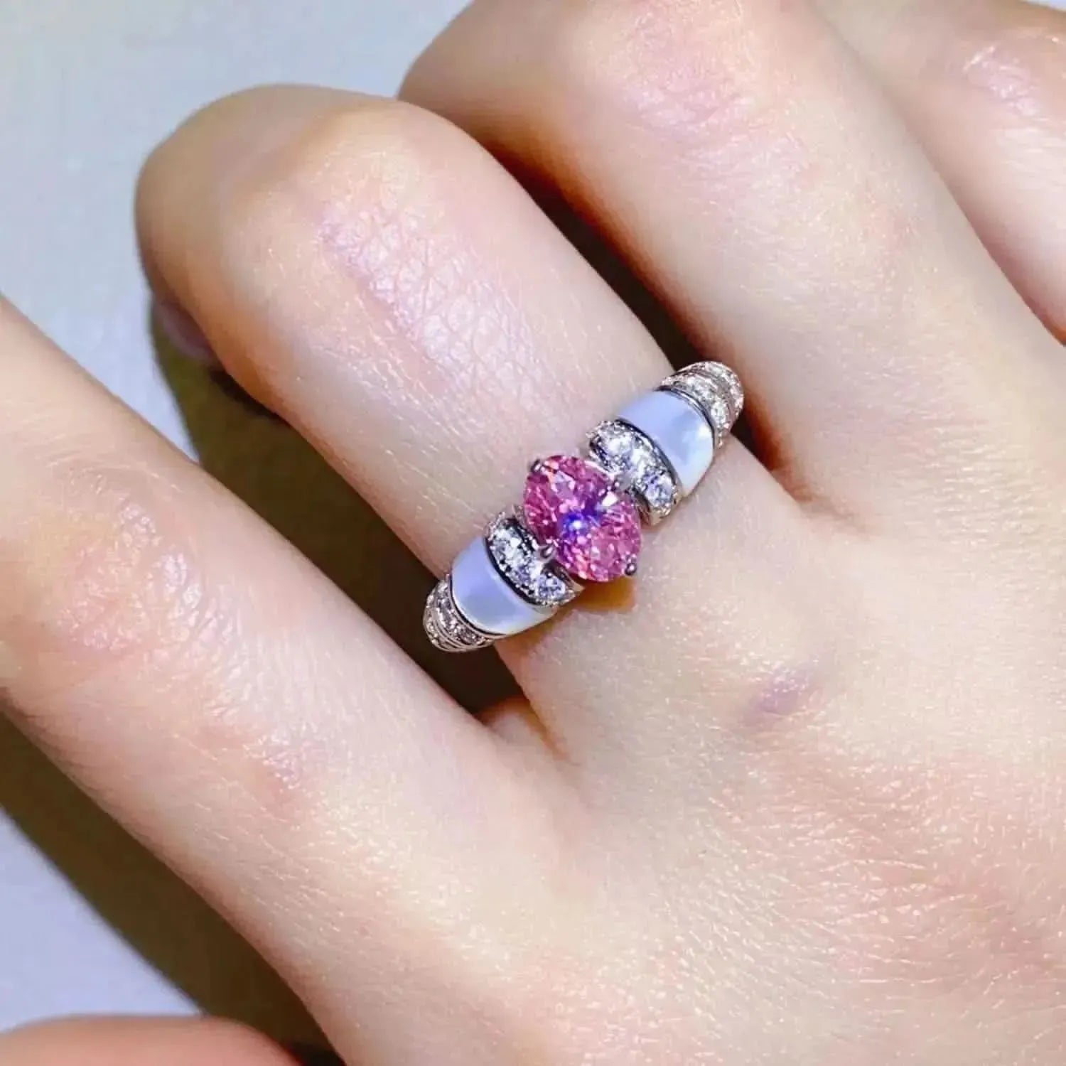 1 Carat Moissanite 925 Sterling Silver Ring - Bad Moms Club