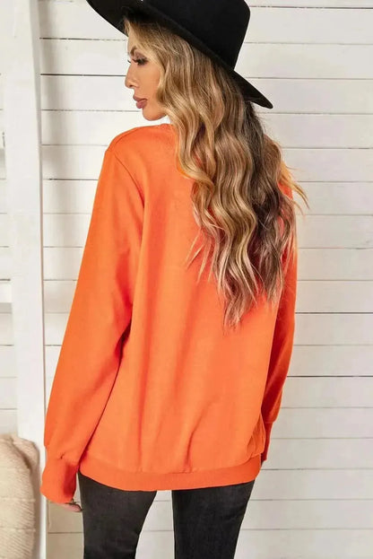 Leopard Jack-O-Lantern Sweatshirt - Bad Moms Club
