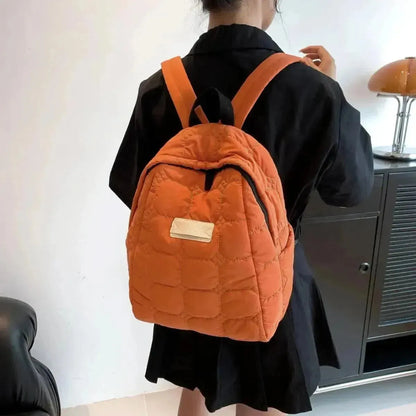 Quilted Polyester Backpack Bag - Bad Moms Club