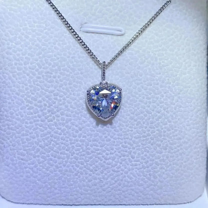 2 Carat Moissanite 925 Sterling Silver Necklace - Bad Moms Club