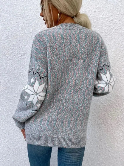 Heathered Pocketed Button Up Cardigan - Bad Moms Club