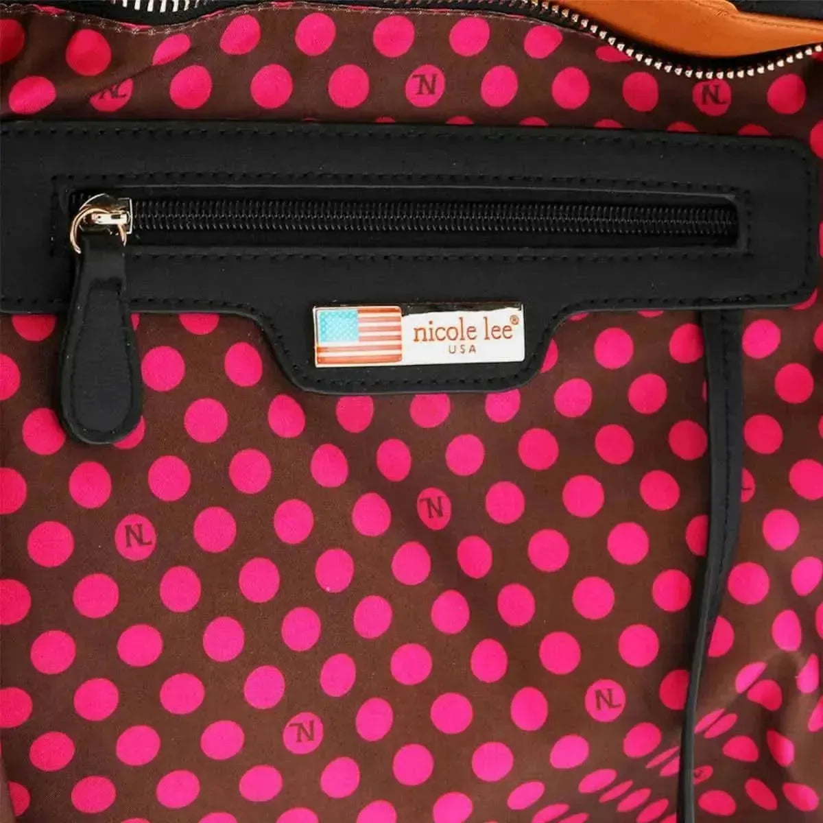 Nicole Lee USA Geometric Pattern Large Handbag - Bad Moms Club