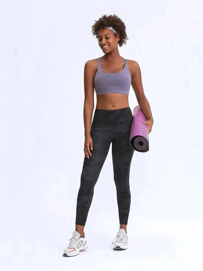 Wide Waistband Leggings with Pockets - Bad Moms Club