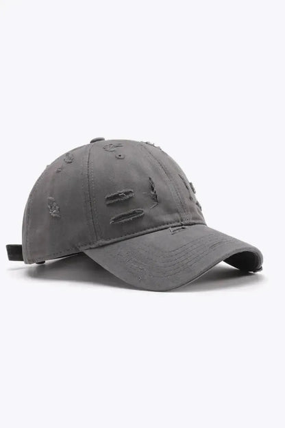Distressed Adjustable Baseball Cap - Bad Moms Club