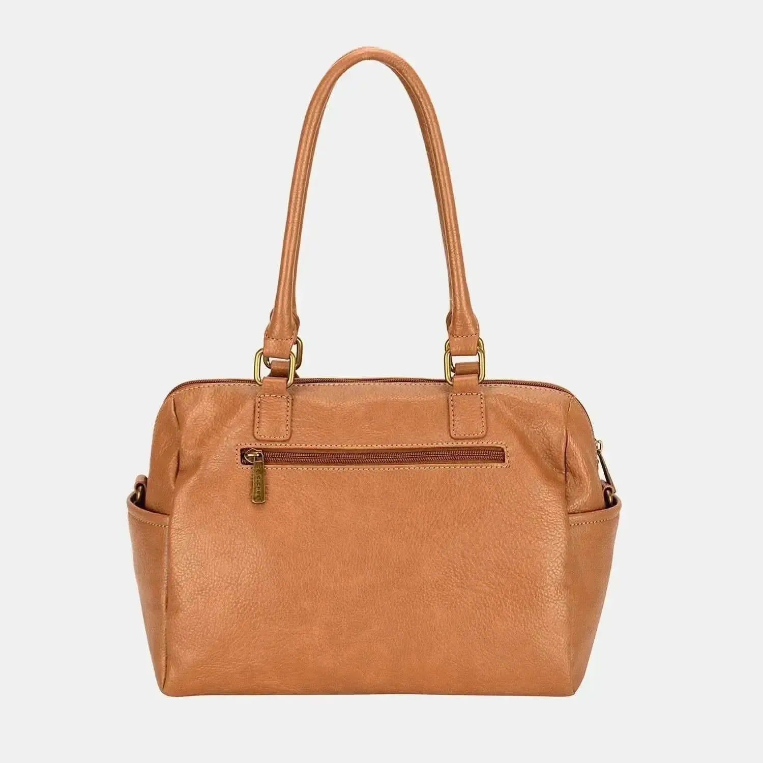 David Jones Zipper PU Leather Handbag - Bad Moms Club