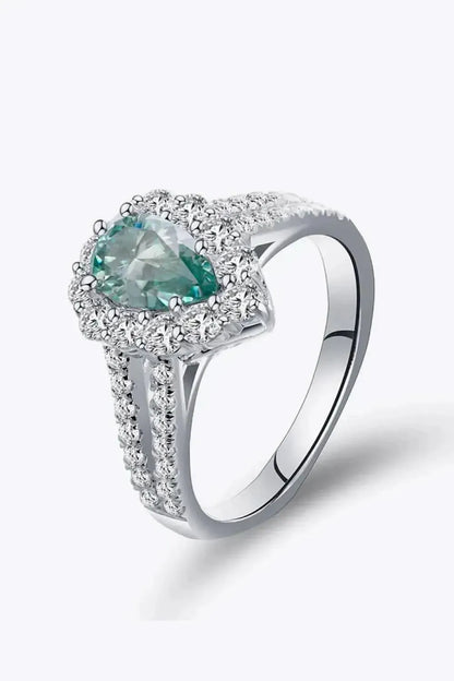 1 Carat Moissanite 925 Sterling Silver Ring - Bad Moms Club