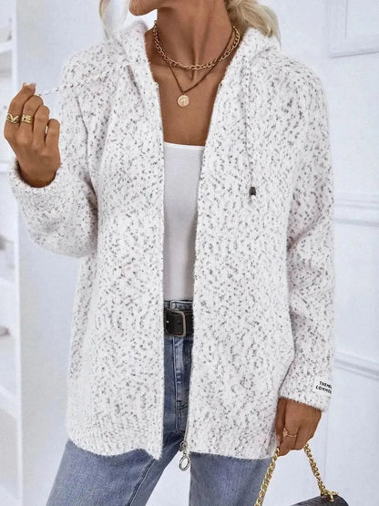 Zip-Up Hooded Sweater - Bad Moms Club