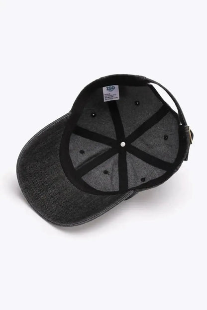 Plain Adjustable Baseball Cap - Bad Moms Club