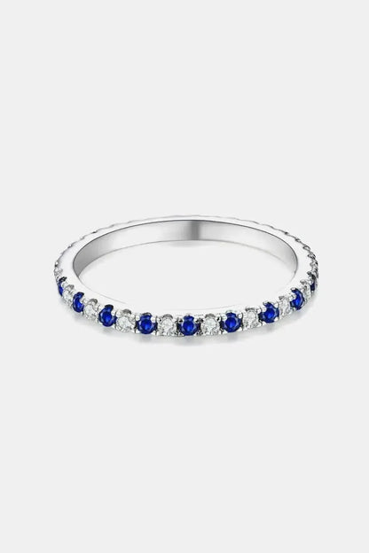 Moissanite Lab-Grown Sapphire Rings - Bad Moms Club