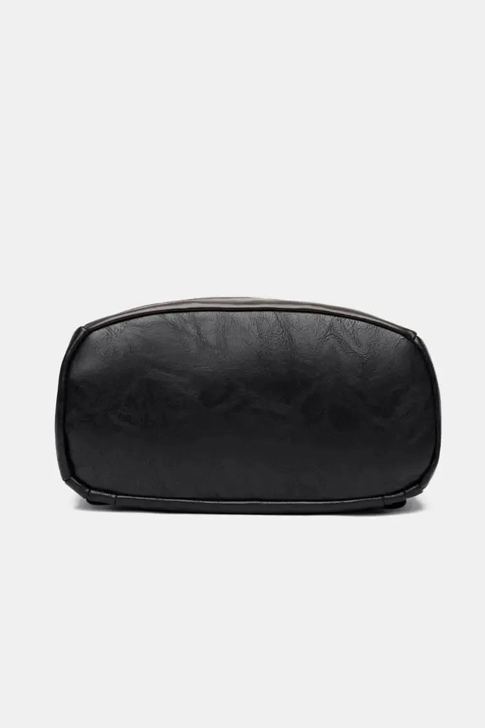 PU Leather Large Backpack Bag - Bad Moms Club