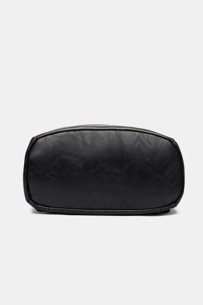 PU Leather Large Backpack Bag - Bad Moms Club