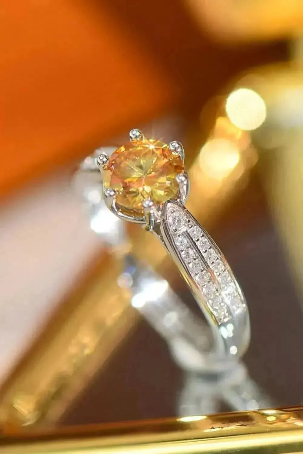 Living Your Life 3 Carat Moissanite 6-Prong Ring - Bad Moms Club