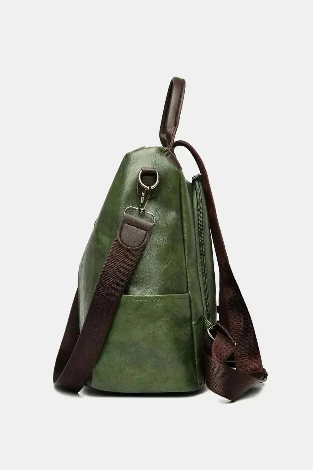 PU Leather Large Backpack Bag - Bad Moms Club