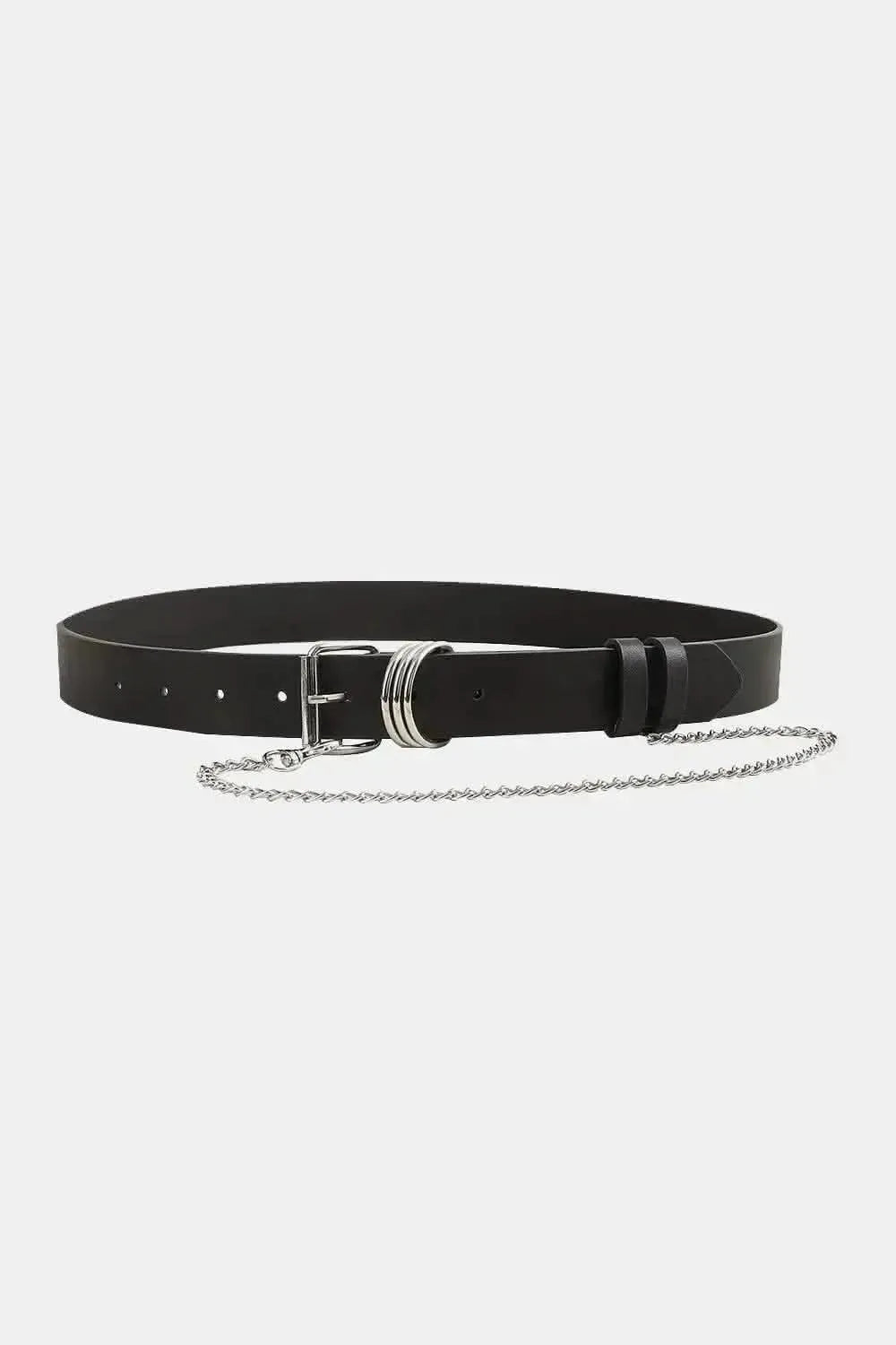 PU Leather Alloy Chain Belt - Bad Moms Club