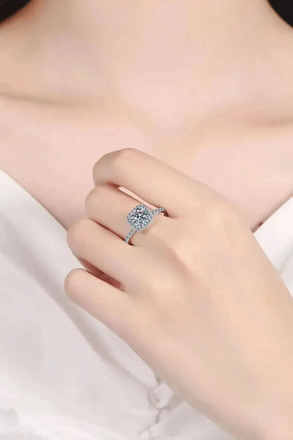 Square Moissanite Ring - Bad Moms Club