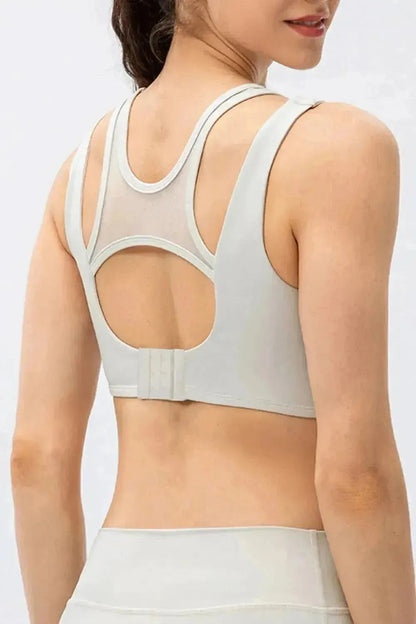 Cutout Wide Strap Active Tank - Bad Moms Club