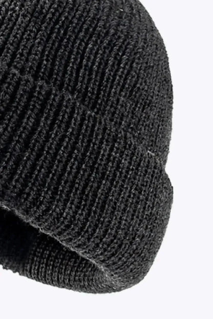 Calling For Winter Rib-Knit Beanie - Bad Moms Club