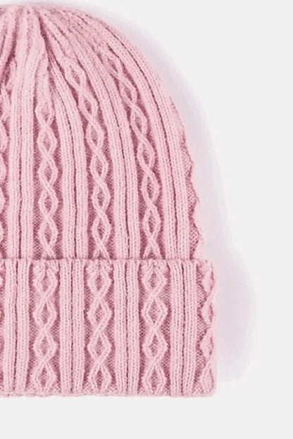 Mixed Knit Cuff Beanie - Bad Moms Club