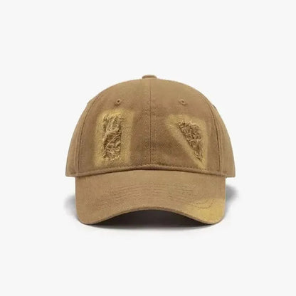 Distressed Cotton Baseball Cap - Bad Moms Club