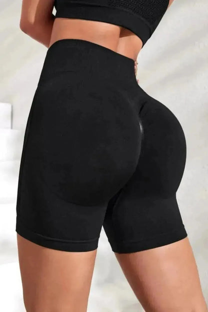 Slim Fit High Waistband Active Shorts - Bad Moms Club