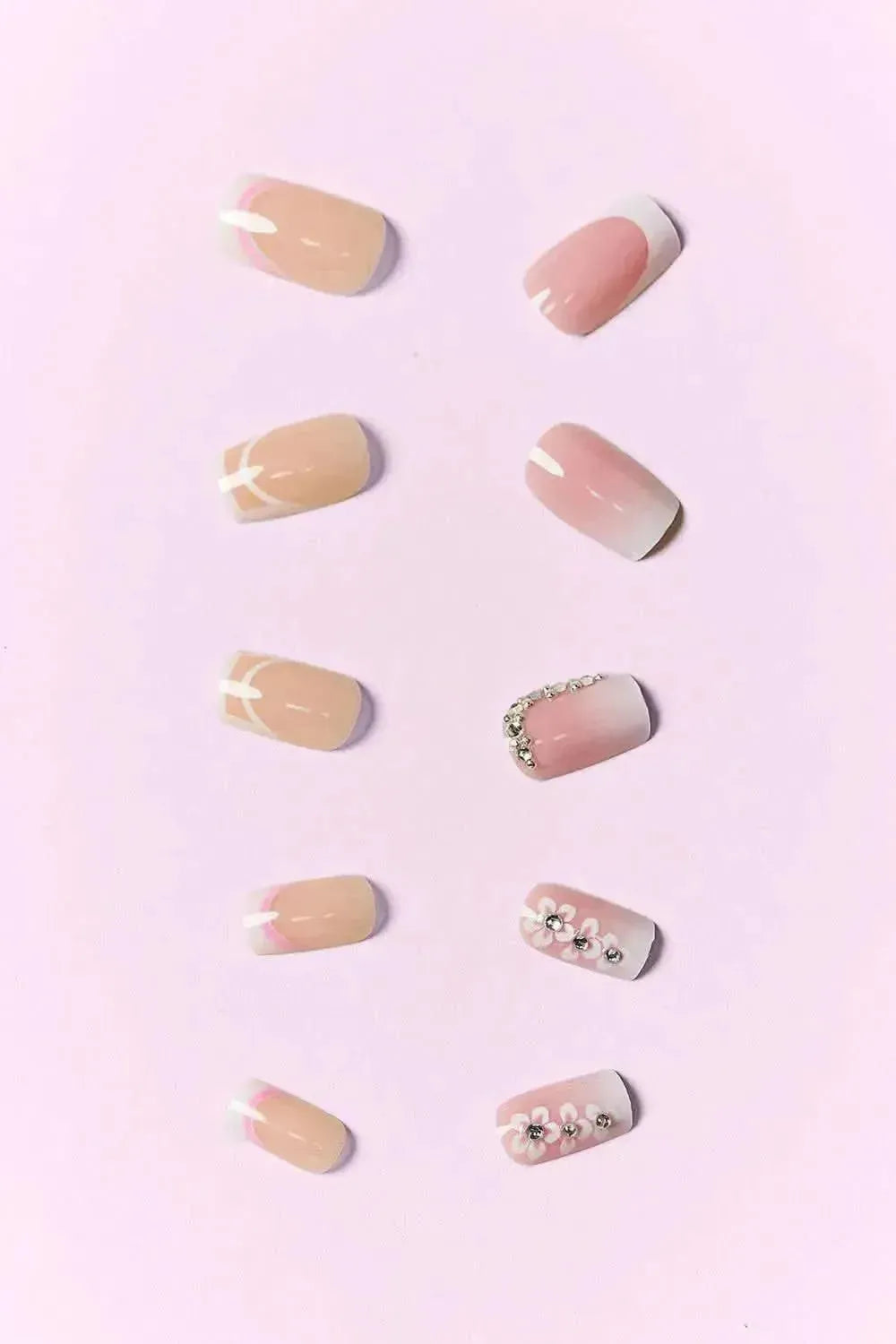 SO PINK BEAUTY Press On Nails 2 Packs - Bad Moms Club