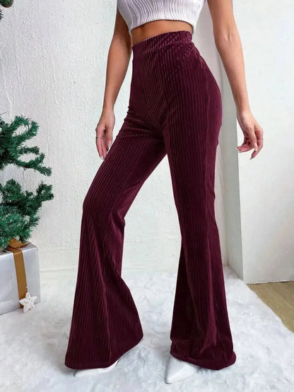 High Waist Flare Pants - Bad Moms Club