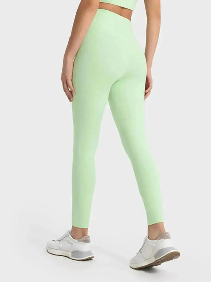 Wide Waistband Sports Leggings - Bad Moms Club