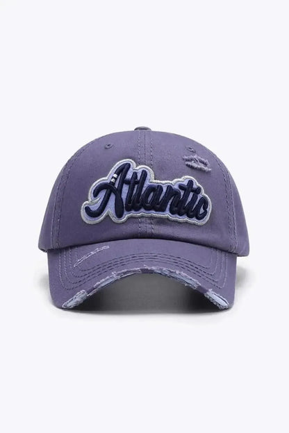ATLANTIC Graphic Distressed Baseball Cap - Bad Moms Club