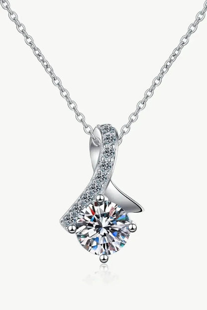 Unique and Chic Moissanite Pendant Necklace - Bad Moms Club
