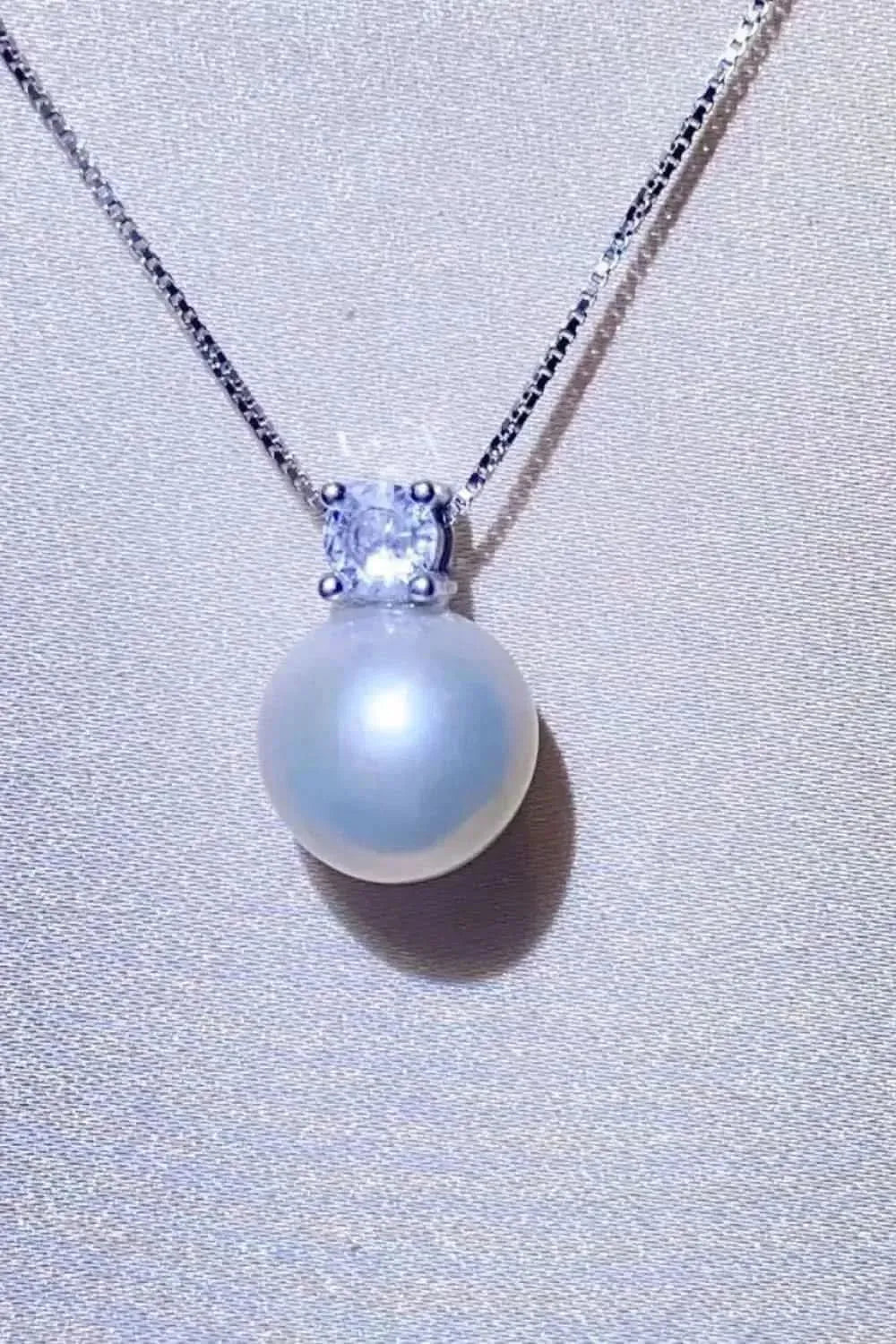 Freshwater Pearl 925 Sterling Silver Necklace - Bad Moms Club