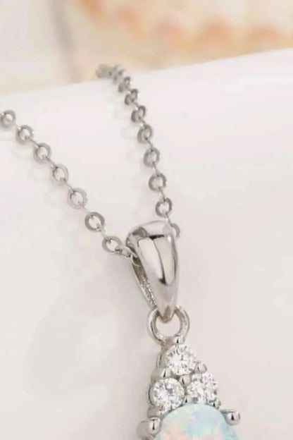 Find Your Center Opal Pendant Necklace - Bad Moms Club