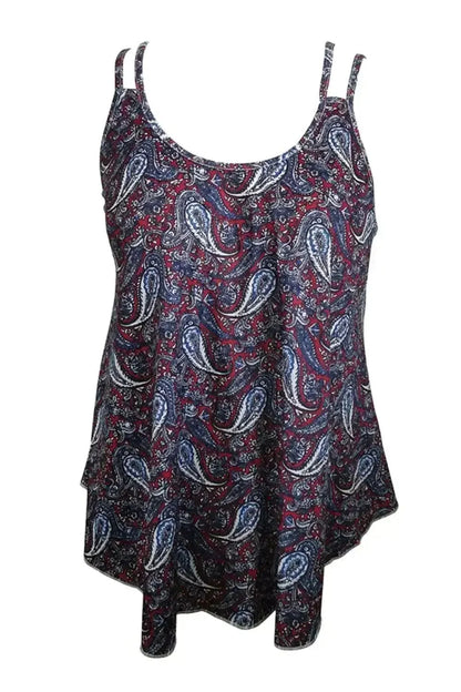 Shiny Scoop Neck Double-Strap Cami - Bad Moms Club